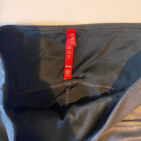 Spanx Faux Leather Moto Leggings - Very Black - Medium (regular) - Picture 5 of 9